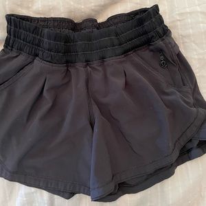 Black Lululemon shorts size 0